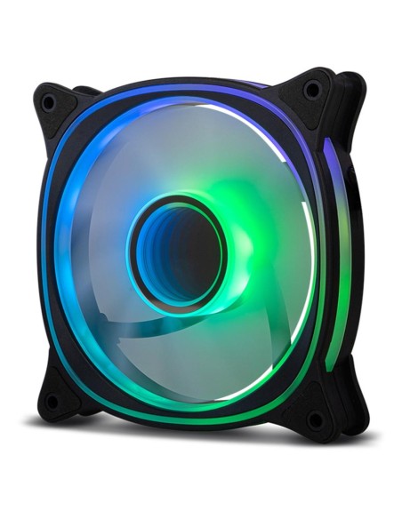Ventilador caja nox hummer v - fan argb espejo infinito 120mm negro