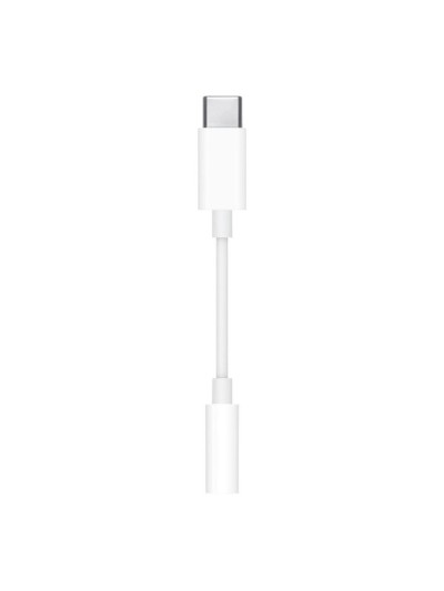 Cable usb tipo c a jack 3.5mm apple macho - hembra blanco