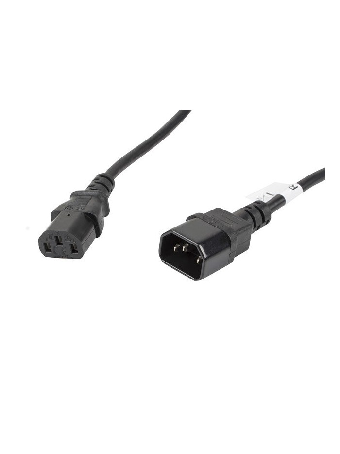 Cable alargador lanberg alimentacion cpu iec320 c13 h - iec320 c14 m vde 5m Cable alargador lanberg alimentacion cpu iec320 c13 h - iec320 c14 m vde 5m