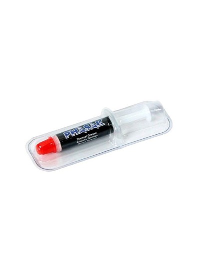 Pasta termica phasak syringe grey - silver 0.5 grams gaming