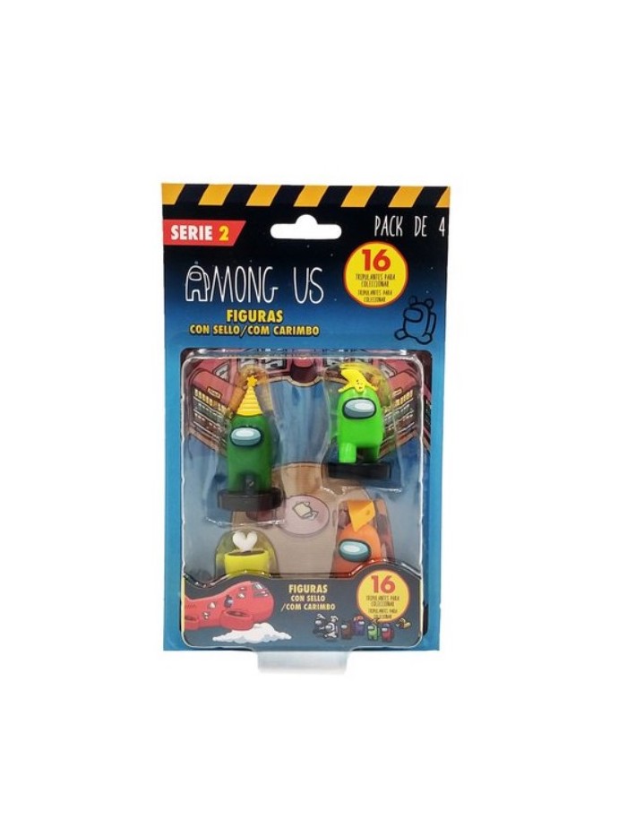 Figuras among us s2 caja pack 4 Figuras among us s2 caja pack 4