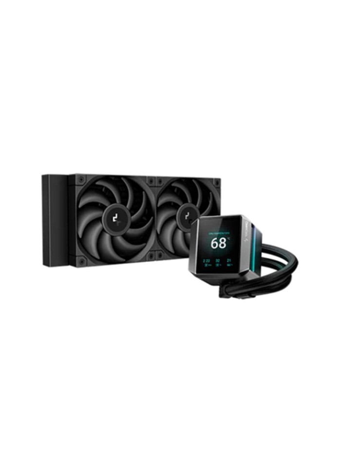 Kit de refrigeracion liquida deepcool mystique 240 argb 240mm negro Kit de refrigeracion liquida deepcool mystique 240 argb 240mm negro