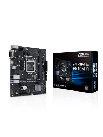 Placa base asus intel prime h510m - r socket 1200 ddr4 x2 max 64gb 2933 mhz d - sub dvi - d hdmi matx