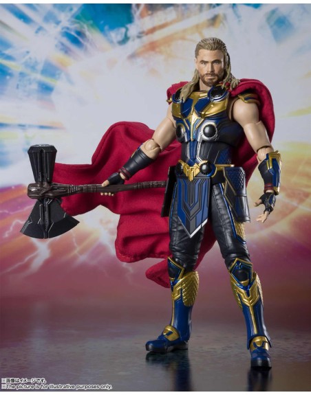 Figura tamashii nations sh figuarts marvel thor love & thunder mighty thor