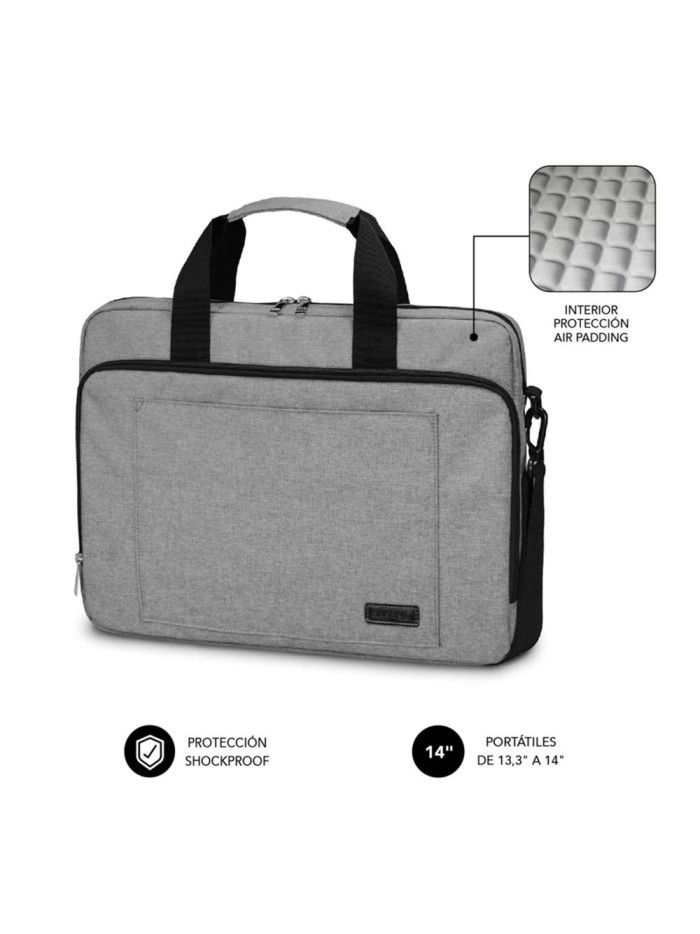 Maletin subblim air padding para portatil 13.3 pulgadas - 14 pulgadas gris Maletin subblim air padding para portatil 13.3 pulgadas - 14 pulgadas gris