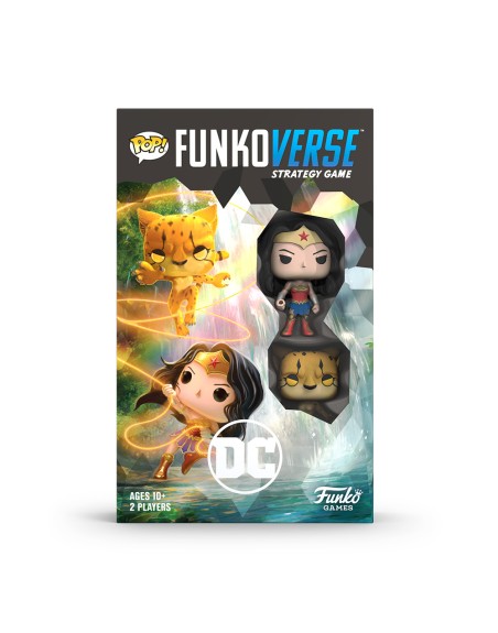 Juego de mesa funkoverse dc edicion 102 wonder woman & cheetah ingles
