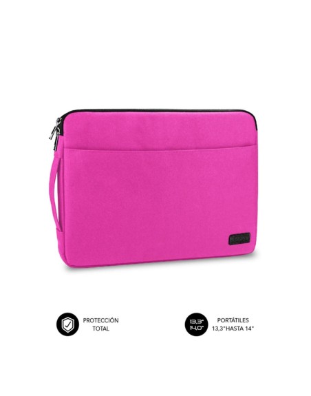 Funda subblim urban laptop sleeve para portatil 13.3 pulgadas - 14 pulgadas rosa