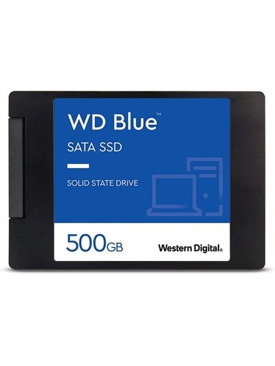 Disco duro interno ssd wd western digital blue wds500g3b0a 500gb 2.5 pulgadas sata 3