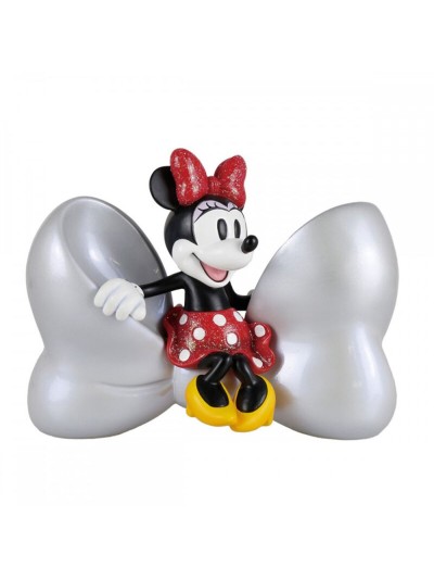 Figura enesco disney 100 aniversario minnie con lazo