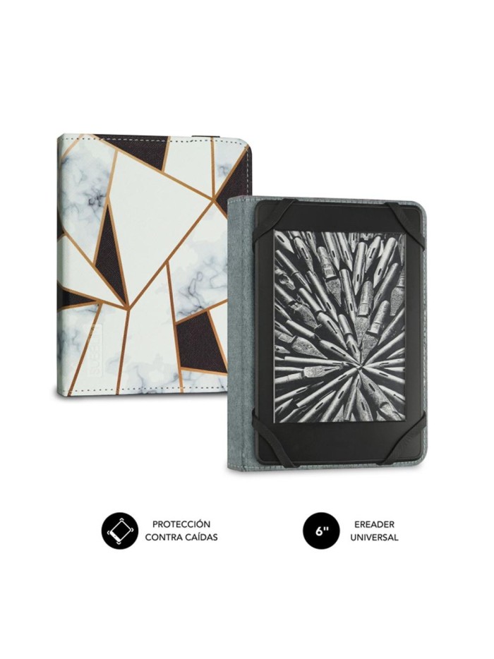 Funda subblim clever ebook case 6 pulgadas marmol negro Funda subblim clever ebook case 6 pulgadas marmol negro