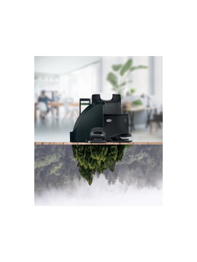 Taladrador petrus 85 recycle negro capacidad 25 hojas