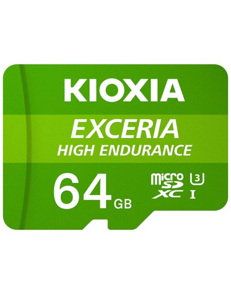 Tarjeta micro sd kioxia 64gb exceria high endurance uhs - i c10 r98 con adaptador