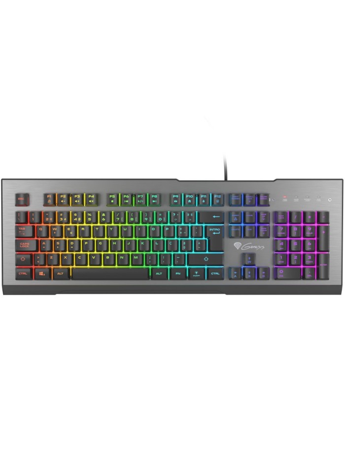 Teclado gaming genesis rhod 500 rgb portugues backlight programable Teclado gaming genesis rhod 500 rgb portugues backlight programable