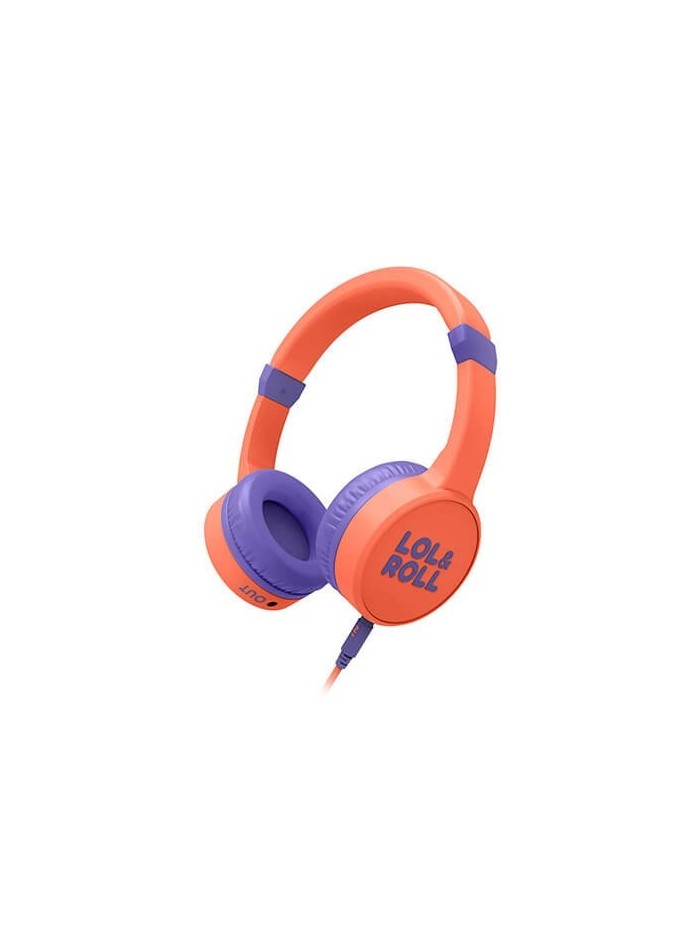 Auriculares micro energy sistem lol&roll orange supraural - diadema - jack 3.5mm - limitador de volumen Auriculares micro energy sistem lol&roll orange supraural - diadema - jack 3.5mm - limitador de volumen
