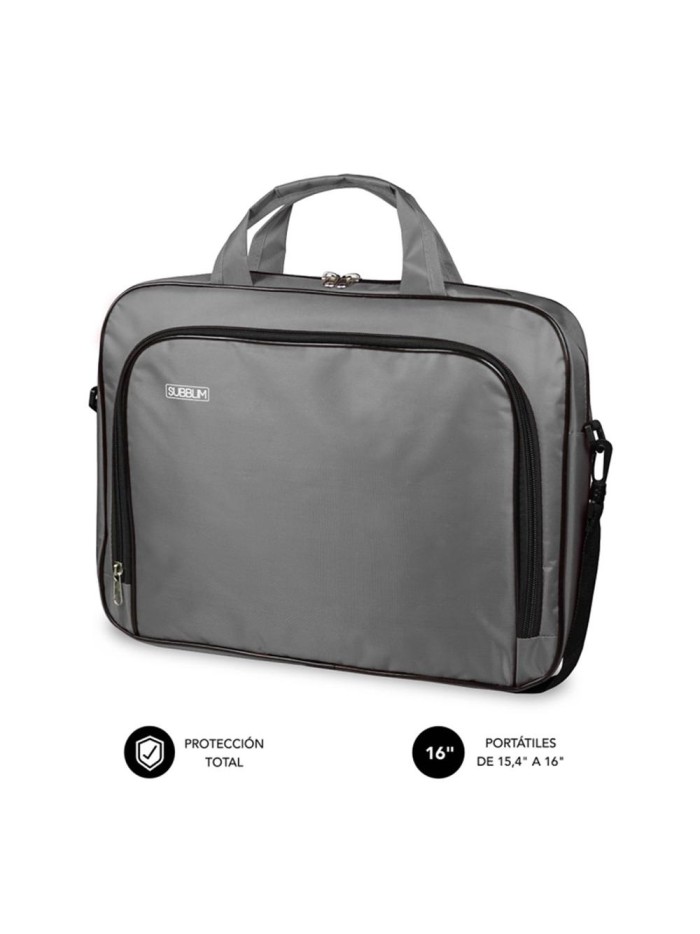 Maletin subblim oxford para portatil 15.4 pulgadas - 16 pulgadas gris Maletin subblim oxford para portatil 15.4 pulgadas - 16 pulgadas gris