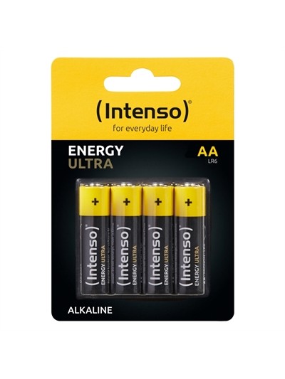 Pack de pilas alcalinas intenso energy ultra aa lr06 4 unidades