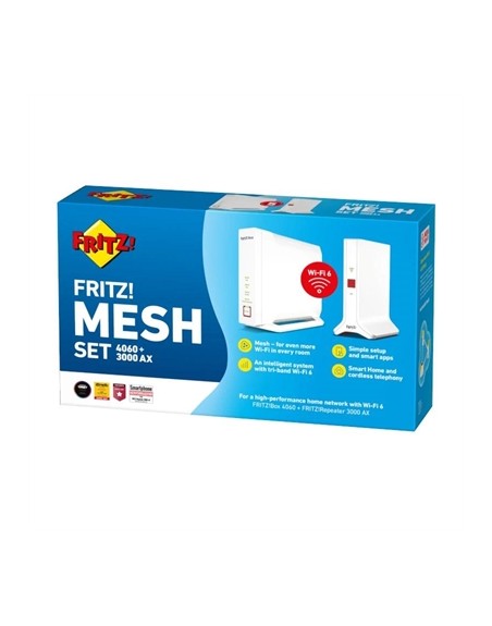 Kit wifi mesh fritz! set 4060 + 3000 ax int