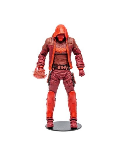 Figura mcfarlane toys dc gaming red hood monochromatic etiqueta dorada