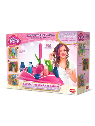 Juego bizak estudio mechas y rizador