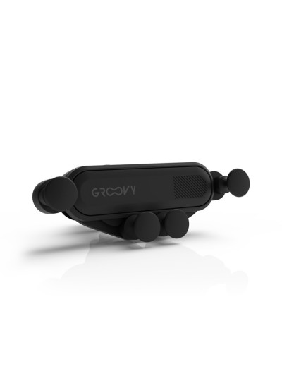 Soporte para movil groovy coche gravity color negro