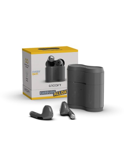 Auriculares groovy tws wireless color gris oscuro