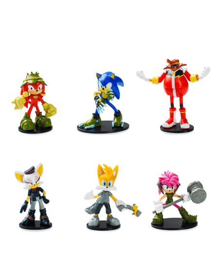 Surtido de figuras pack de 6 sonic