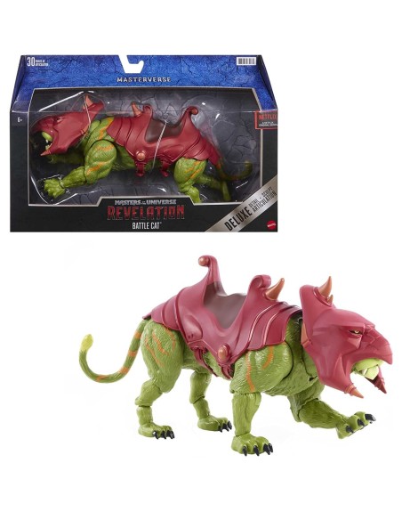 Figura mattel masters of the universe revelation masterverse battle cat