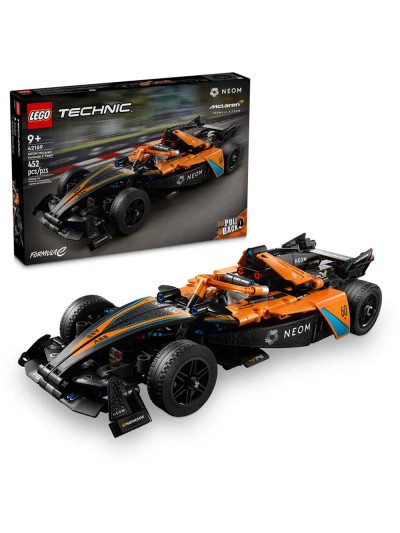 Lego technic neom mclaren formula e race car