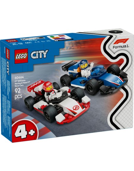 Lego city formula 1 coches william racing y haas f1