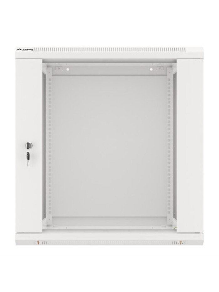 Armario rack lanberg 12u 600x600x368 auto ensamblado 19 pulgadas hasta 60kg gris Armario rack lanberg 12u 600x600x368 auto ensamblado 19 pulgadas hasta 60kg gris
