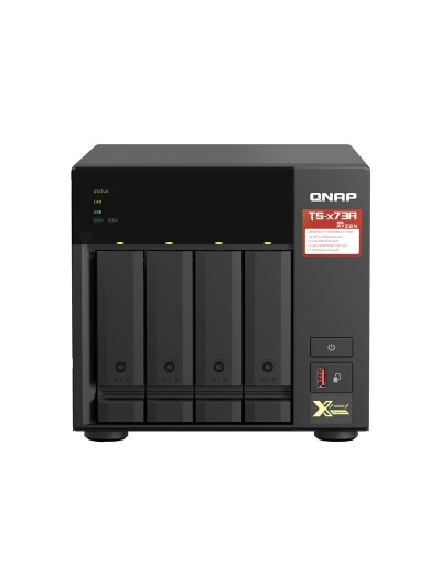 Servidor nas qnap ts - 473a - 8g 8gb 2.5g 4 compartimientos