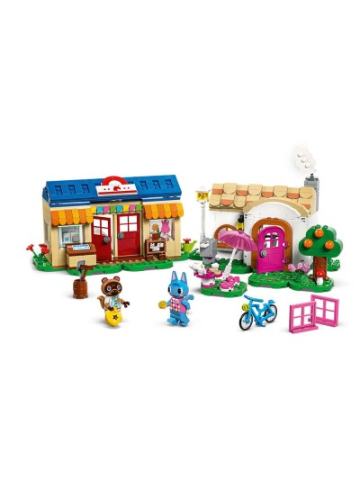 Lego animal crossing mininook y la casa de minina