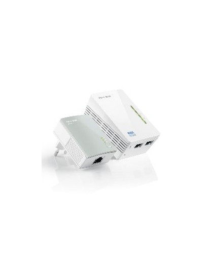 Pack 1 adaptador de red wifi +1 normal 500mbps linea electrica powerline tp - link