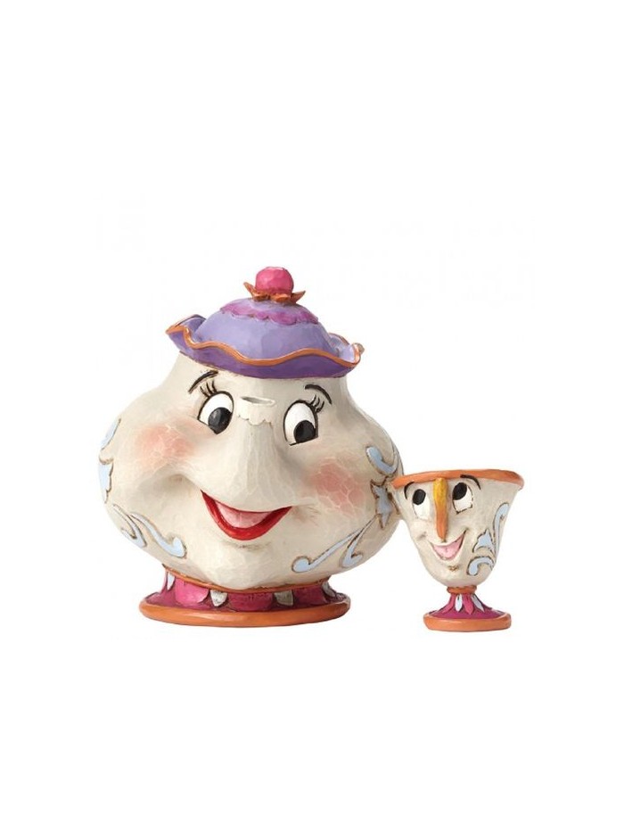 Figura enesco disney la bella y la bestia mrs potts & chip Figura enesco disney la bella y la bestia mrs potts & chip