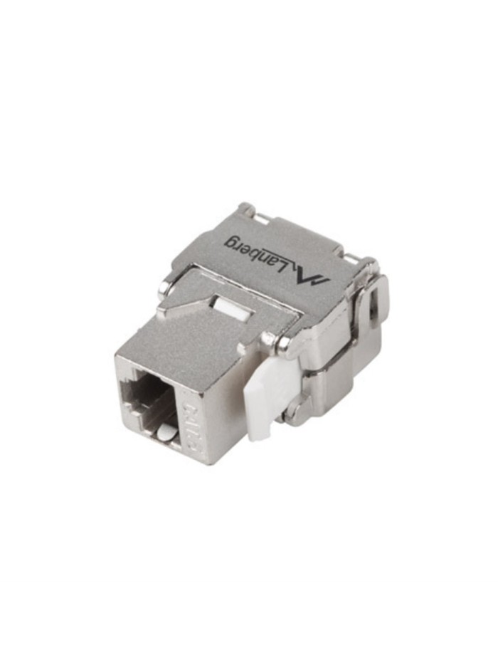 Conector keystone lanberg rj45 cat.6a ftp 180 toolless Conector keystone lanberg rj45 cat.6a ftp 180 toolless