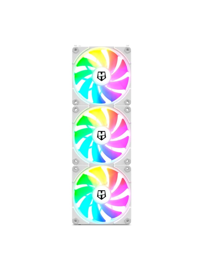 Ventilador caja nox hummer easylink white 3 x 120mm led argb Ventilador caja nox hummer easylink white 3 x 120mm led argb