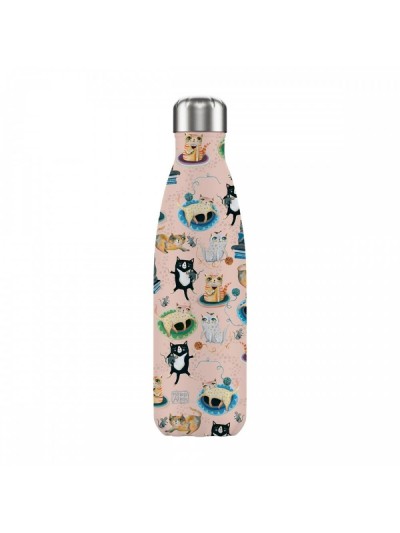 Botella isotermica enesco crazy cats