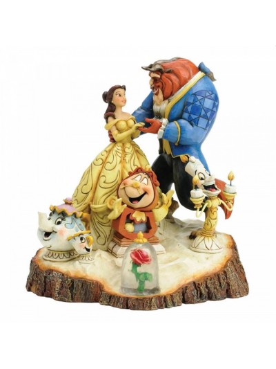 Figura enesco disney la bella y la bestia by heart