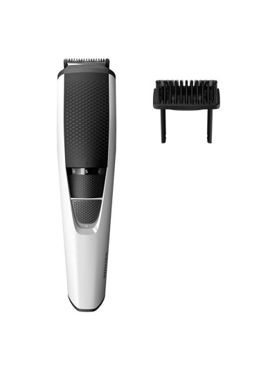 Cortapelos philips beardtrimmer bt3206 - 14 blanco 10 ajust. 1mm - recorta barba - cabezal lavable - 45min