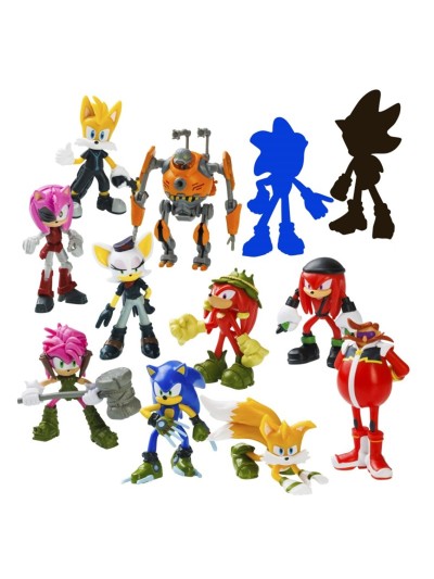 Surtido de figuras pack de 12 sonic