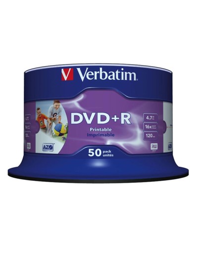 Verbatim dvd+r 4.7gb 16x photo tariina 50 unds imprimible