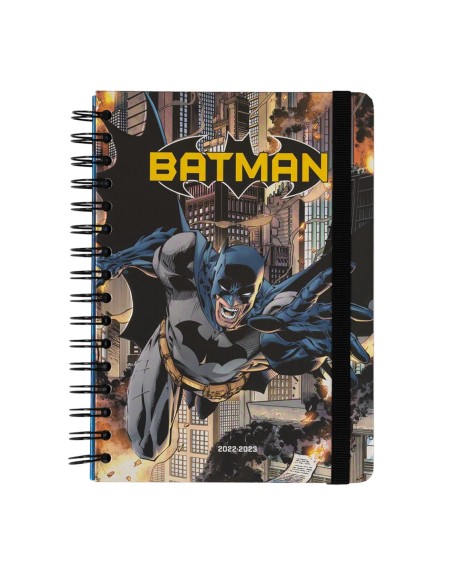 Agenda escolar a5 2022 - 2023 12 meses dc comics batman