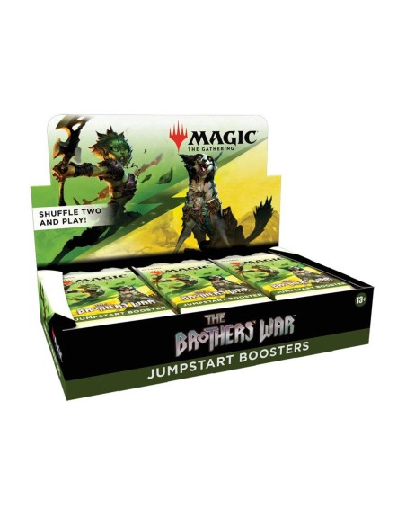 Caja de cartas wizards of the coast magic the gathering theme booster brothers war 18 unidades inglés