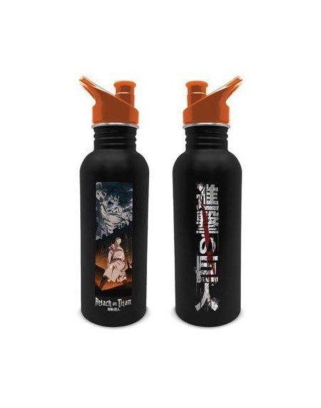 Botella de acero pyramid atack on titan 700 ml