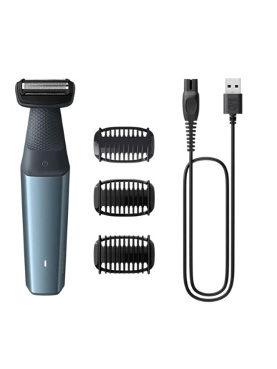 Afeitadora corporal philips bodygroom 3000 3 peines guia