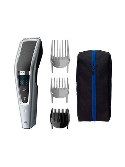 Cortapelos philips hairclipper 5000 hc5630 - 15 28 ajustes - 3 peines - 90m autonomia - lavable - funda tela