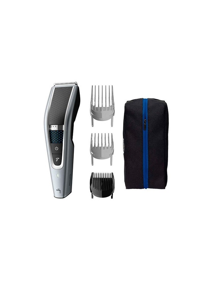 Cortapelos philips hairclipper 5000 hc5630 - 15 28 ajustes - 3 peines - 90m autonomia - lavable - funda tela Cortapelos philips hairclipper 5000 hc5630 - 15 28 ajustes - 3 peines - 90m autonomia - lavable - funda tela