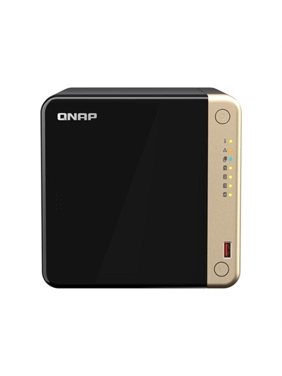 Servidor nas qnap ts - 464 - 8g 4xhdd - bay 2x2.5gbe 4xusb