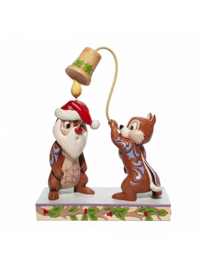 Figura enesco disney chip & dale version navideña Figura enesco disney chip & dale version navideña