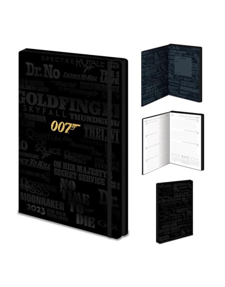 Diario 2023 pyramid james bond 007